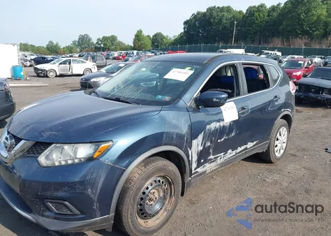 2016 Nissan Rogue S из США, поврежденный, VIN JN8AT2MV6GW137176